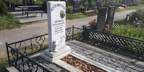 Ремонт и восстановление могилы с мраморным памятником